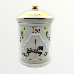 Lenox Carousel Canisters Tea Canister